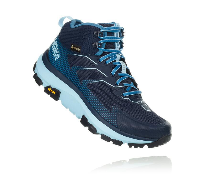 Botas De Montaña Hoka One One Mujer - Toa Gore-Tex - Azules - WNU138097